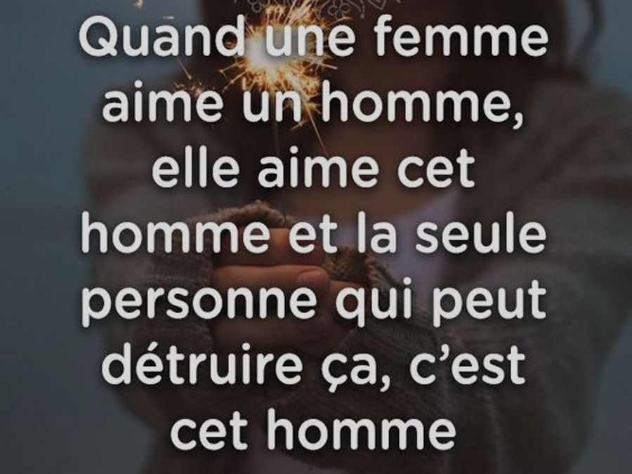 Quand une femme aime un homme